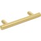 Jeffrey Alexander 96 mm Center-to-Center Brushed Gold Key West Cabinet Bar Pull 146BG - alternate 7